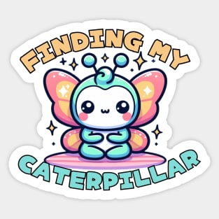 Caterpillar Yoga instructor Sticker